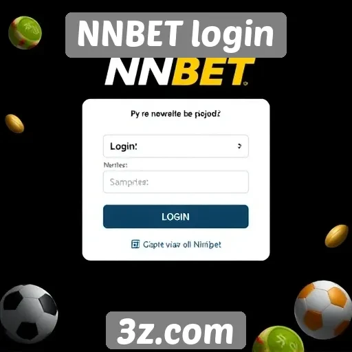 Visão geral do processo de login no NNBET